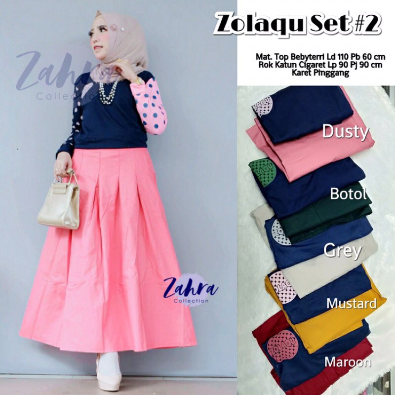 Setelan Zolaqu Set Versi Kedua By Zahra