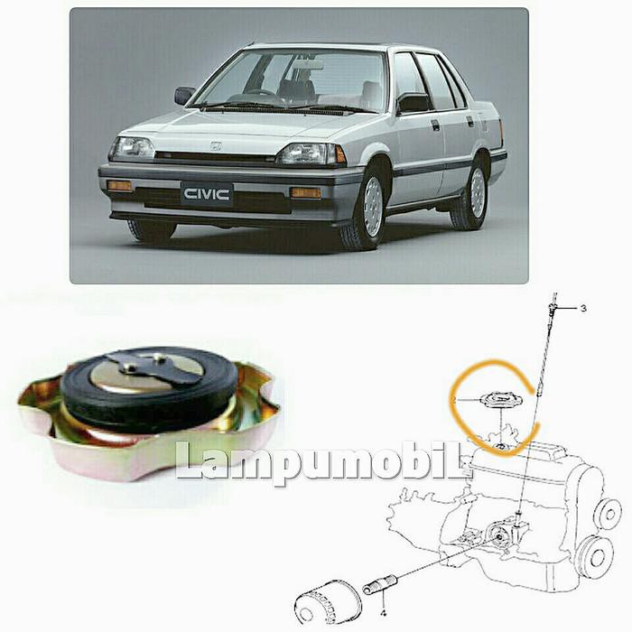 TUTUP OLI MESIN HONDA CIVIC WONDER 1984-1987