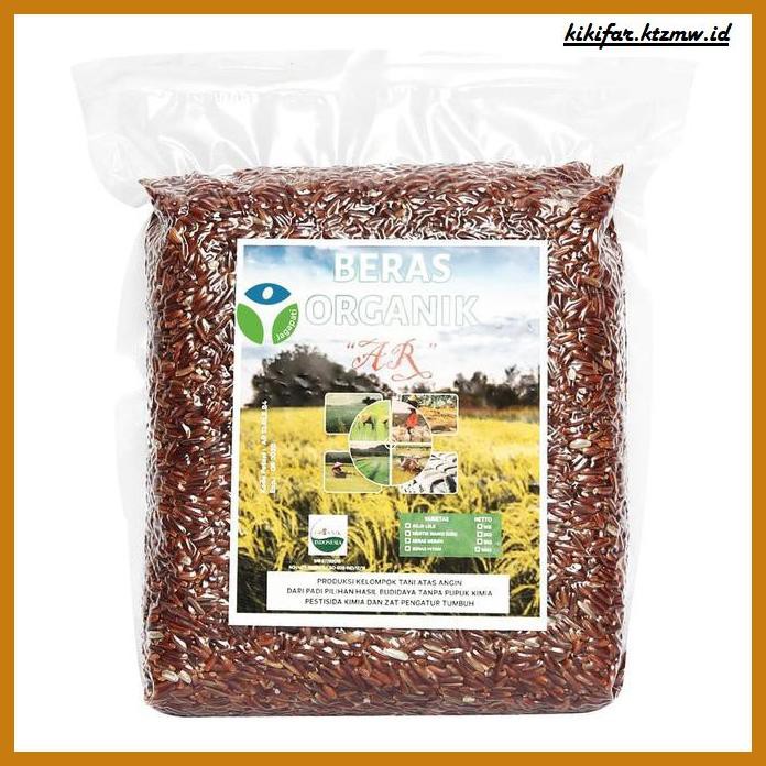 

ANEKA-BERAS- BERAS ORGANIK AR - BERAS MERAH 1 KG - MAKANAN POKOK -BERAS-SEHAT.