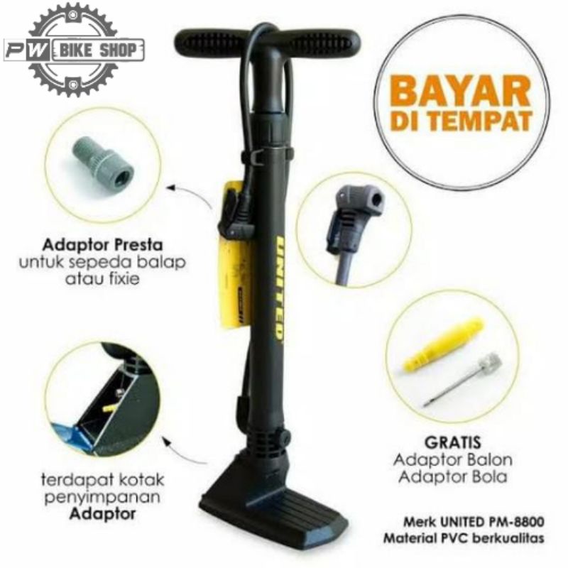 Pompa Ban Sepeda United PM8800