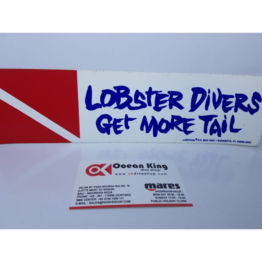 

STICKER LOBSTER DIVERS GET MORE TAIL (NO.25)