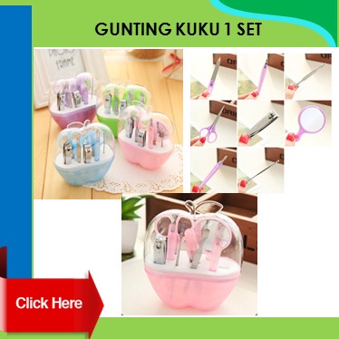Set Gunting Kuku / Gunting Kuku 1 Set / Manicure Set / Gunting Kuku da