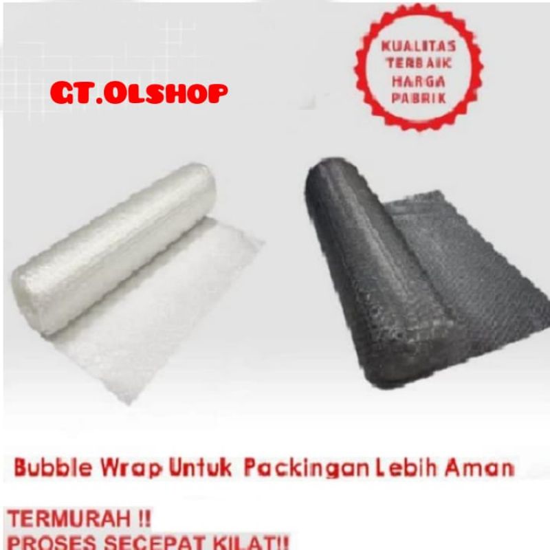 

Bubble Wrap Hitam & Putih untuk Packing per 1 pcs barang⭐ GT.Olshop⭐