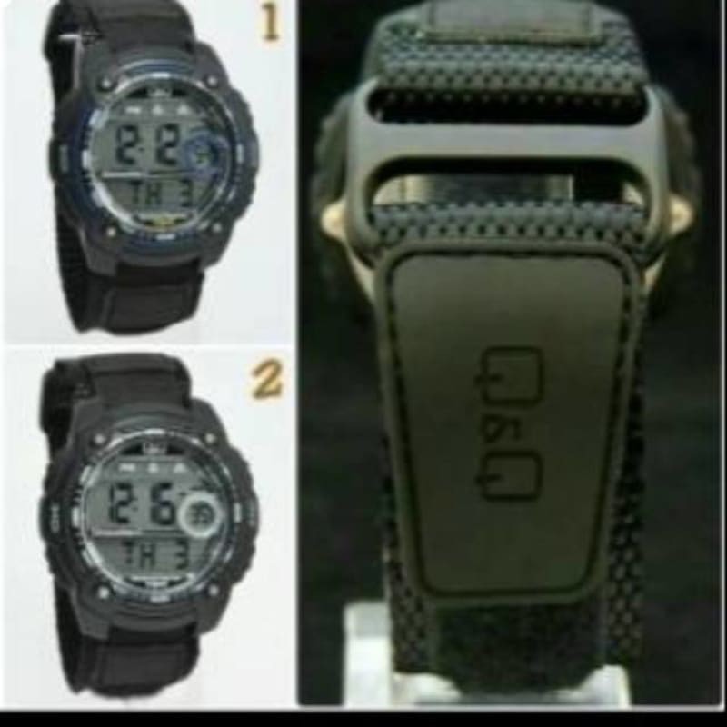 JAM TANGAN PRIA KANVAS QNQ Q&amp;Q QQ MO75 Kanvas M-O75 MO 75 / M-075 M075 M 075 M075 M-075 qqm075 QQM075 QNQm075