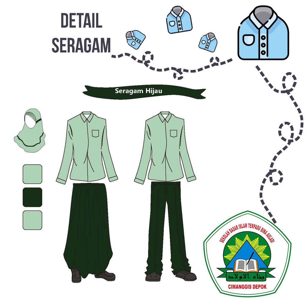 Seragam Hijau - SDIT Bina Auladi