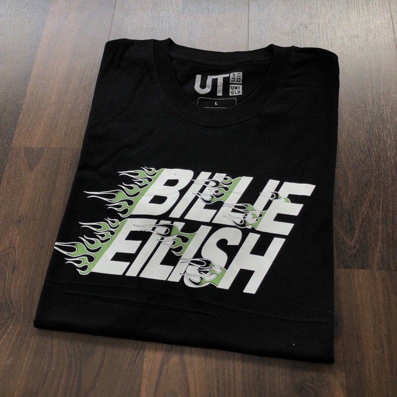 KAOS BILLIE EILISH MIROR 1:1 ORIGINAL - UNIQLO