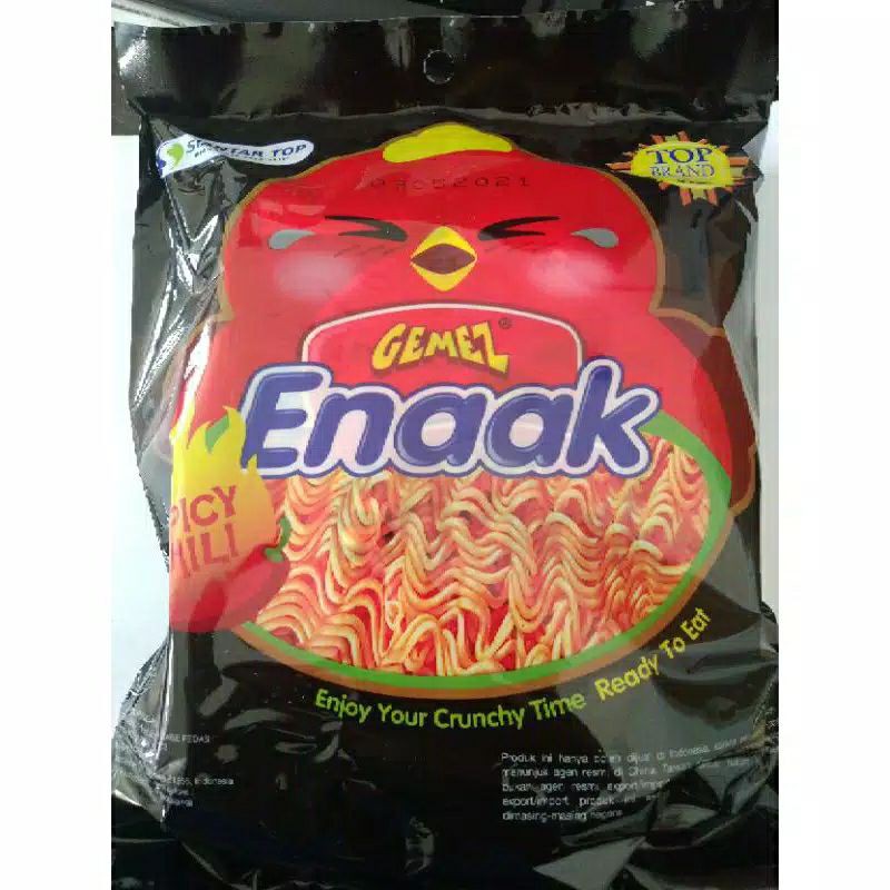 

MIE GEMEZ Enaak Spicy Chili & Chicken 3's x 30 gram - Mi kering langsung makan