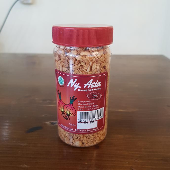 

Bawang Putih Goreng Ny. Asia Toples 100 gram