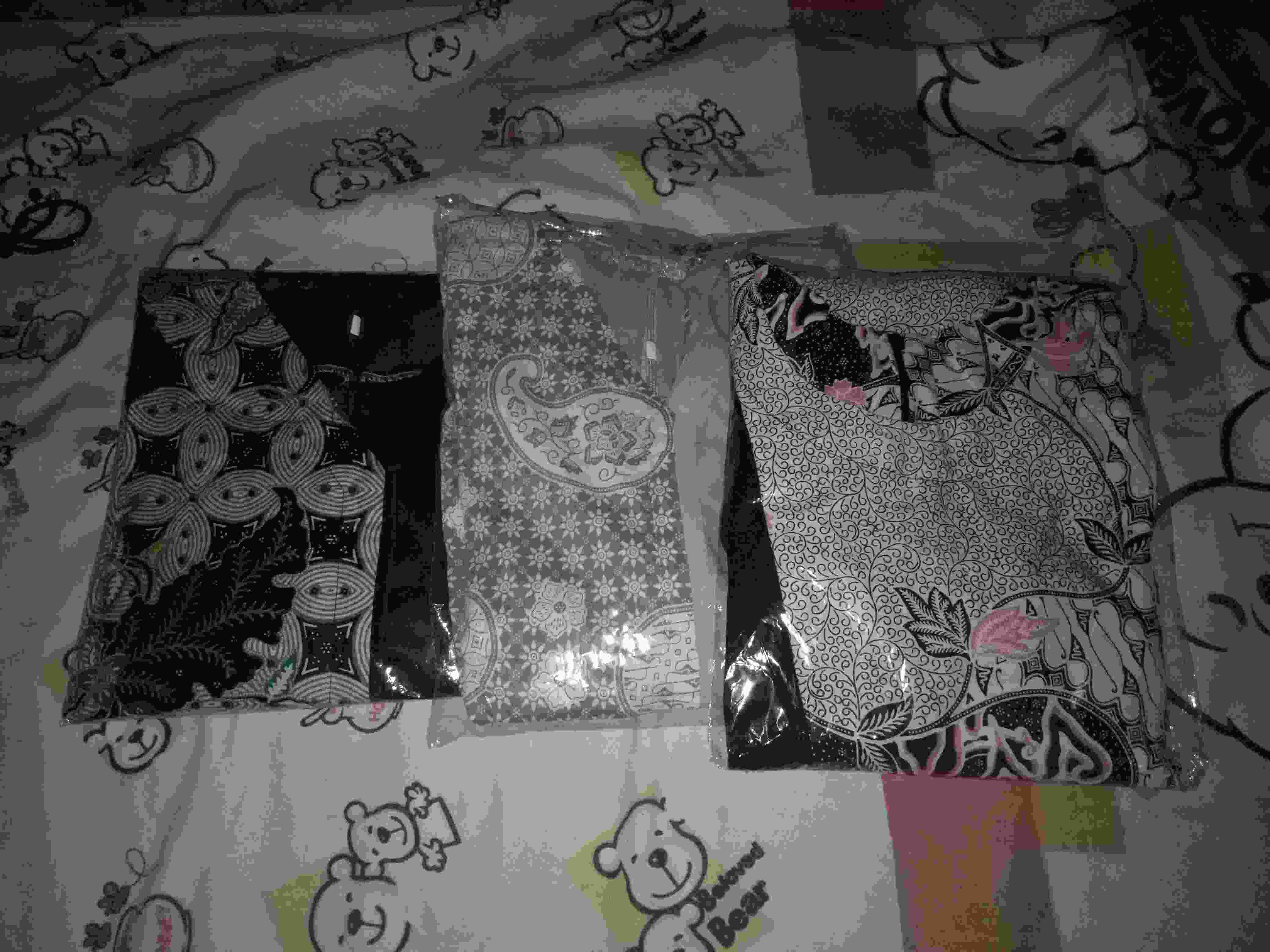 Atasan Blus Batik Wanita Modern Halus Kombinasipolos