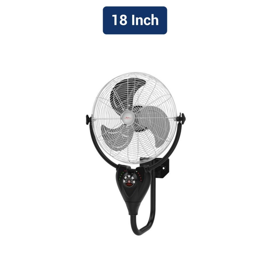 MASPION Kipas Angin Wall Fan 18&quot; Power Fan PW 1802 RC Remote - Garansi Resmi 1 Tahun