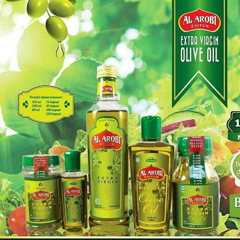 

Minyak Zaitun Murni Asli Untuk Diminum Kesehatan / EVOO / Extra Virgin Olive Oil Al Aroby