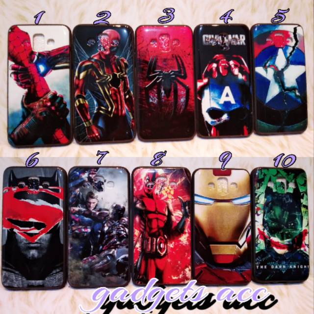 Case Marvel uv for Samsung J7 Duo