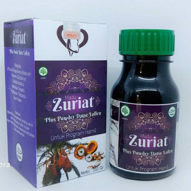 Madu Zuriat Plus Powder dates Lollen 350 gram Promil