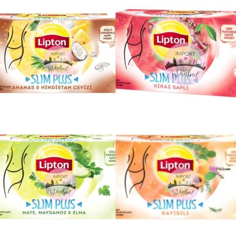 

Kemasan Baru.. Lipton Slim Plus Slimming tea Teh diet Turki 01