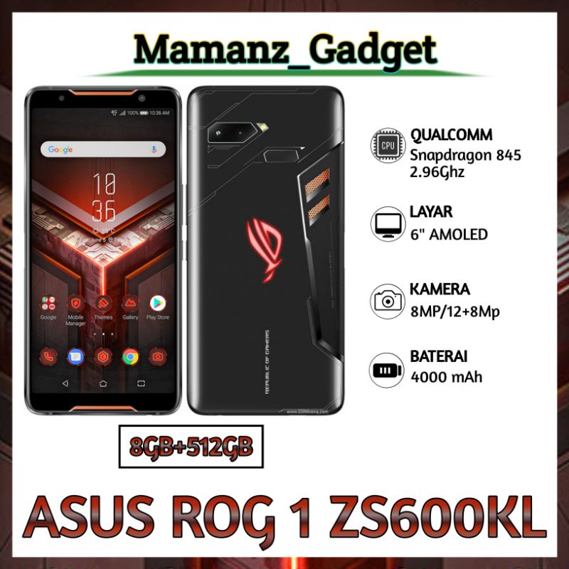 Asus ROG Phone 1 Ram 8/512Gb mulus murah