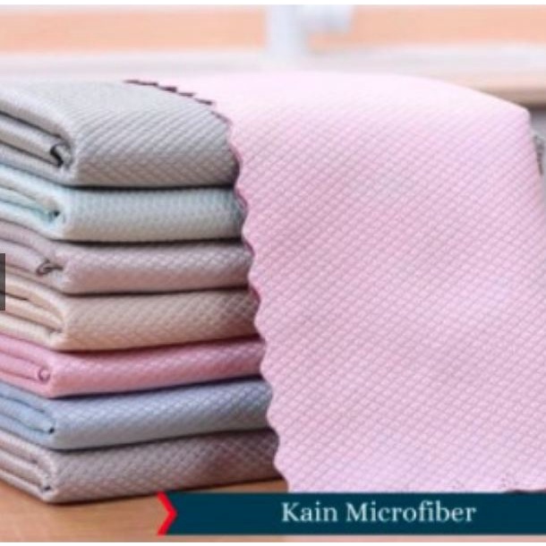 KAIN LAP ANTI MINYAK SERBAGUNA / KAIN LAP MICROFIBER PREMIUM / KAIN LAP DAPUR / KAIN LAP PIRING [JY]