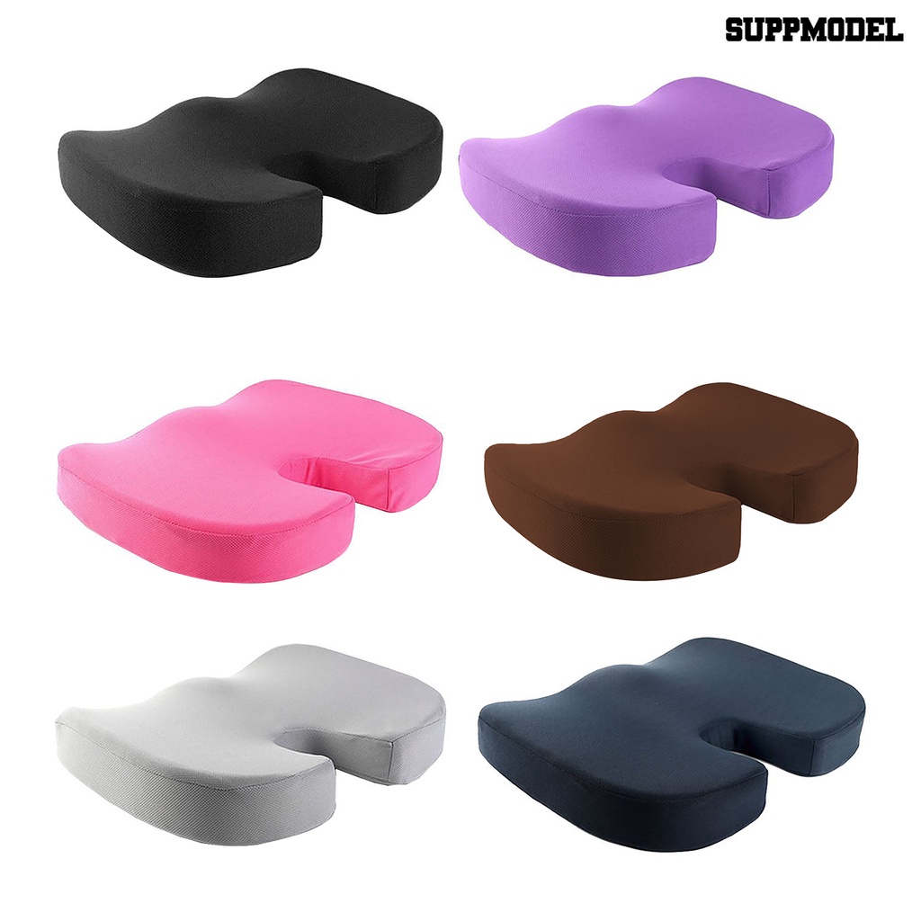 Suppmodel Bantal Duduk Memory Foam Gel Desain Ergonomis Nyaman Untuk Mobil