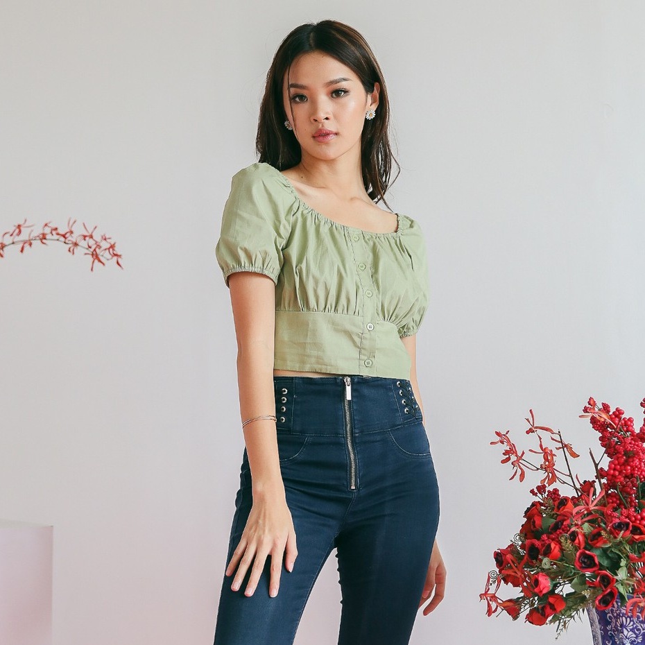 VELOVE - V278 Amy Crop Top