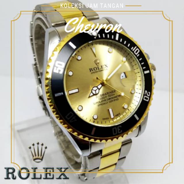 Jam Tangan Pria Rolex Submarine Water Resistant Analog Jam Tangan Laki laki Jam Tangan Cowok Murah