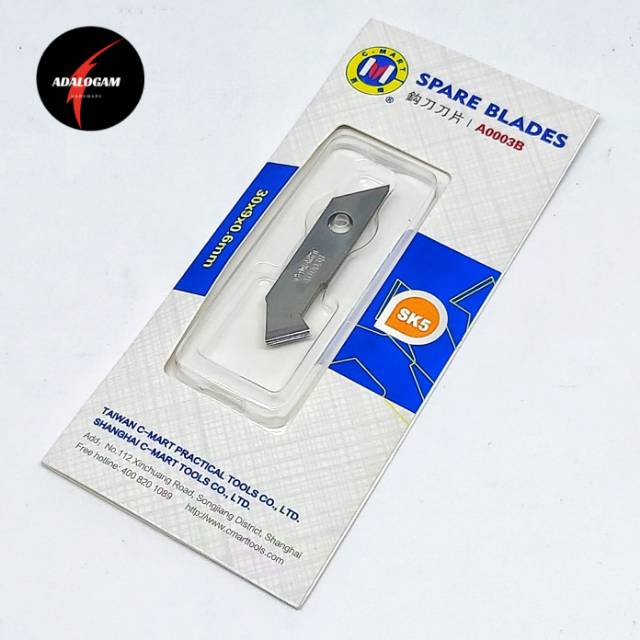 

Isi / Refill Mata Pisau Potong / Cutter Akrilik / Acrylic Plastik