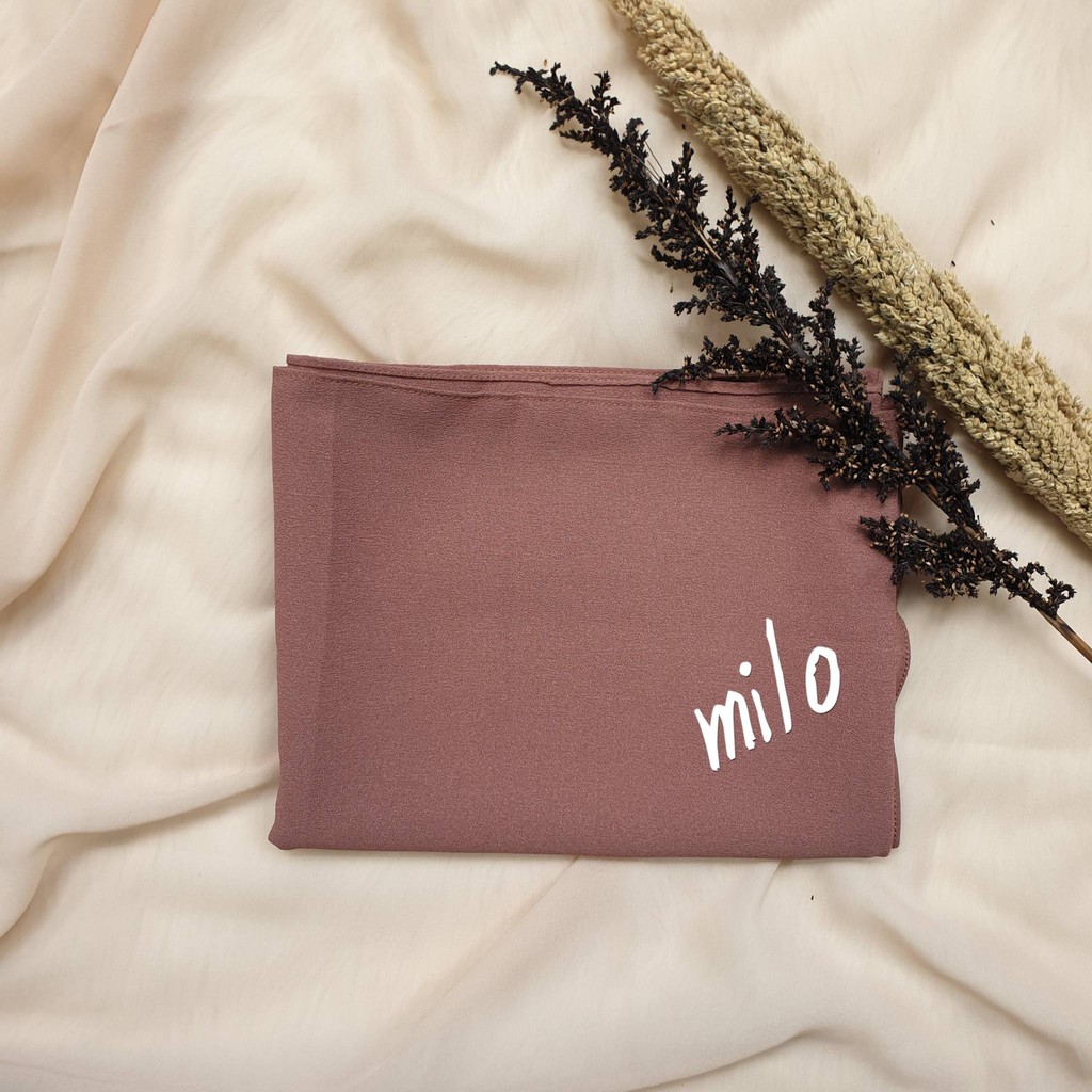 PROMO CUCI GUDANG Pashmina Diamond Stretch Italiano Ukuran 75x175 cm-Milo