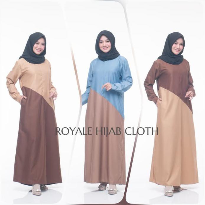BARU DINARA BASIC DRES GAMIS MAXY KATUN TOYOBO BUSUI TERMURAH