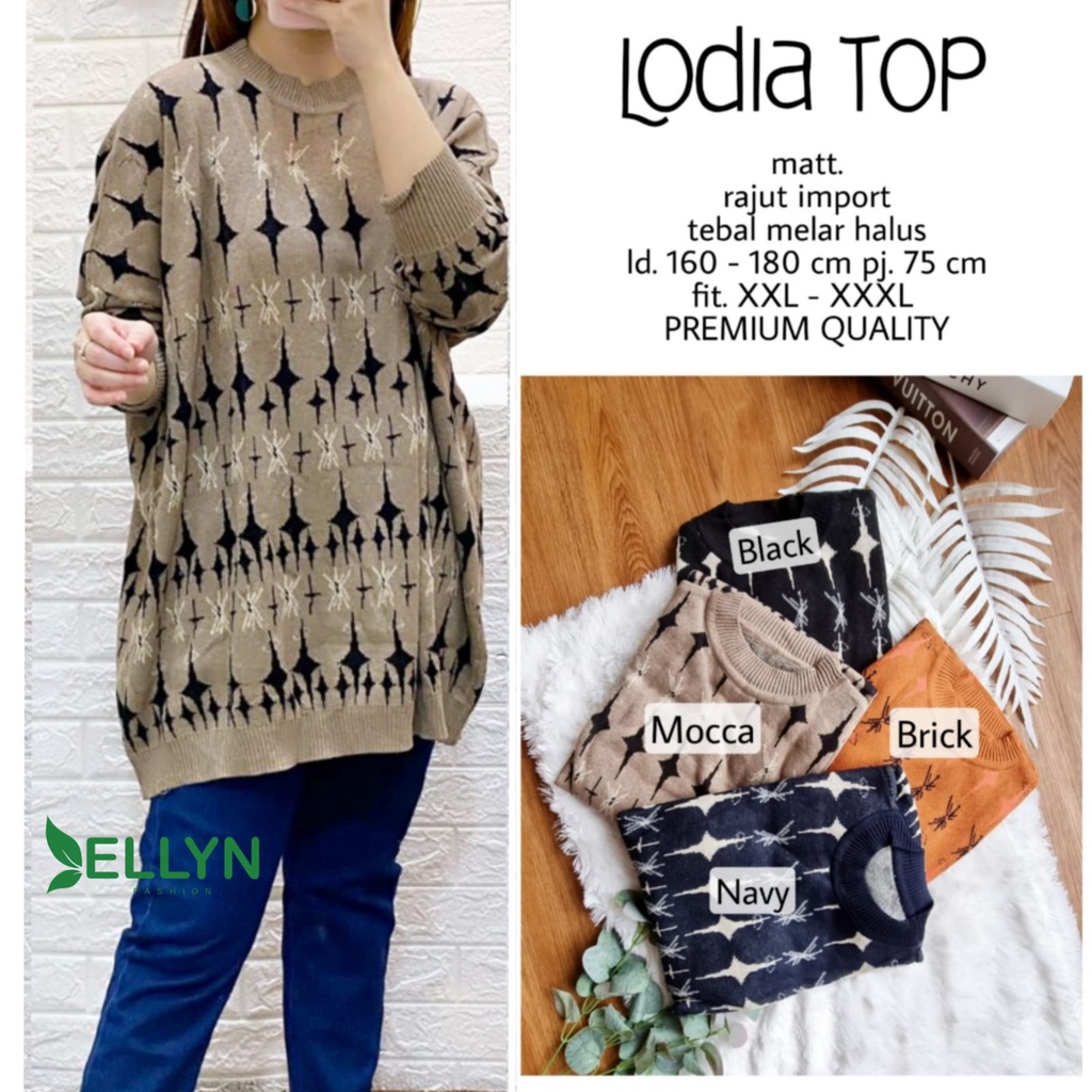 laudia top | rajut import | rajut korea | blouse rajut