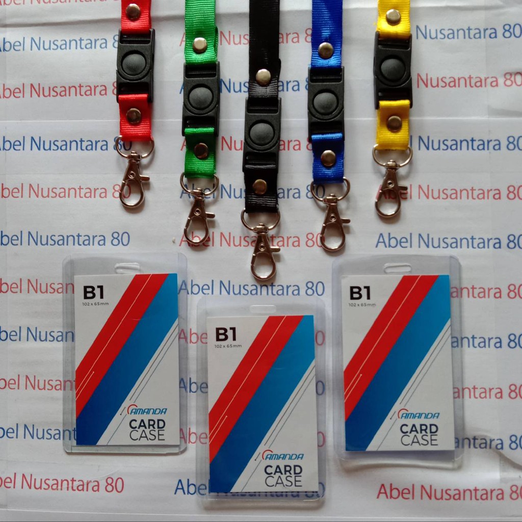 

Paket Card Case B1 dengan Tali Kait 1.5cm Stofer