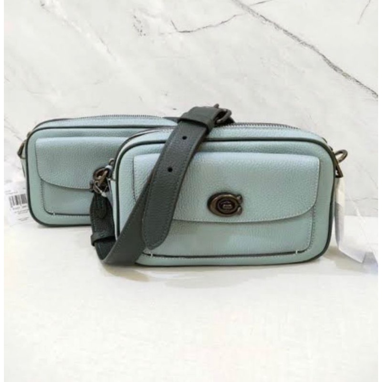 Coach willow camera bag sage