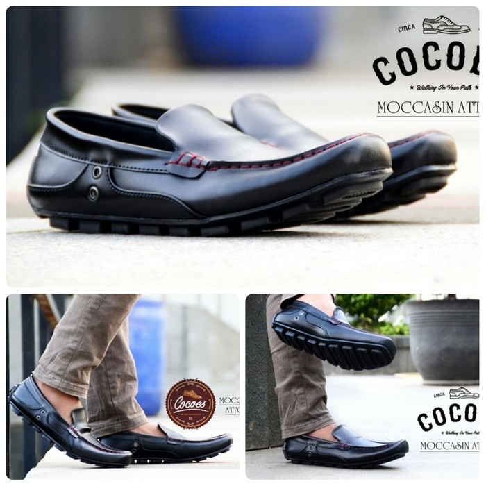 SEPATU PRIA | SEPATU MURAH | SEPATU HANDMADE BANDUNG | SEPATU COCOES ATTORE HITAM