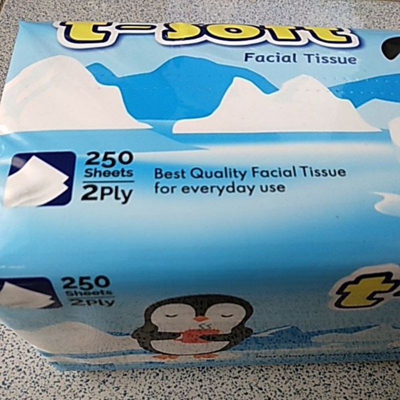⭐BAGUS⭐ T-SOFT TISSUE WAJAH | Facial Tisu Softpack 250s / Pop Up 180s / Pocket 6 in 1 tsoft T-Soft Facial Tissue 250 lembar-250 sheets 2 ply