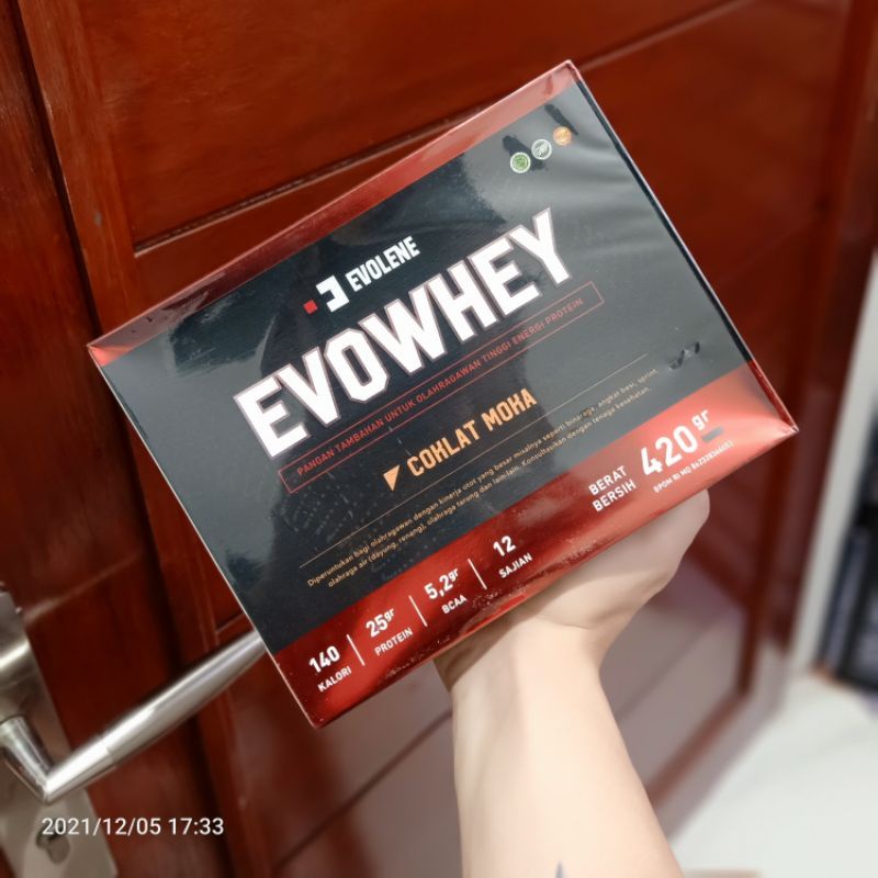 EVOLENE Whey Protein EVOWHEY | isi 12 sachet BPOM &amp; HALAL | bcaa gluthamine