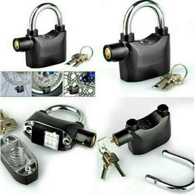 Gembok Alarm Pengamanan motor
