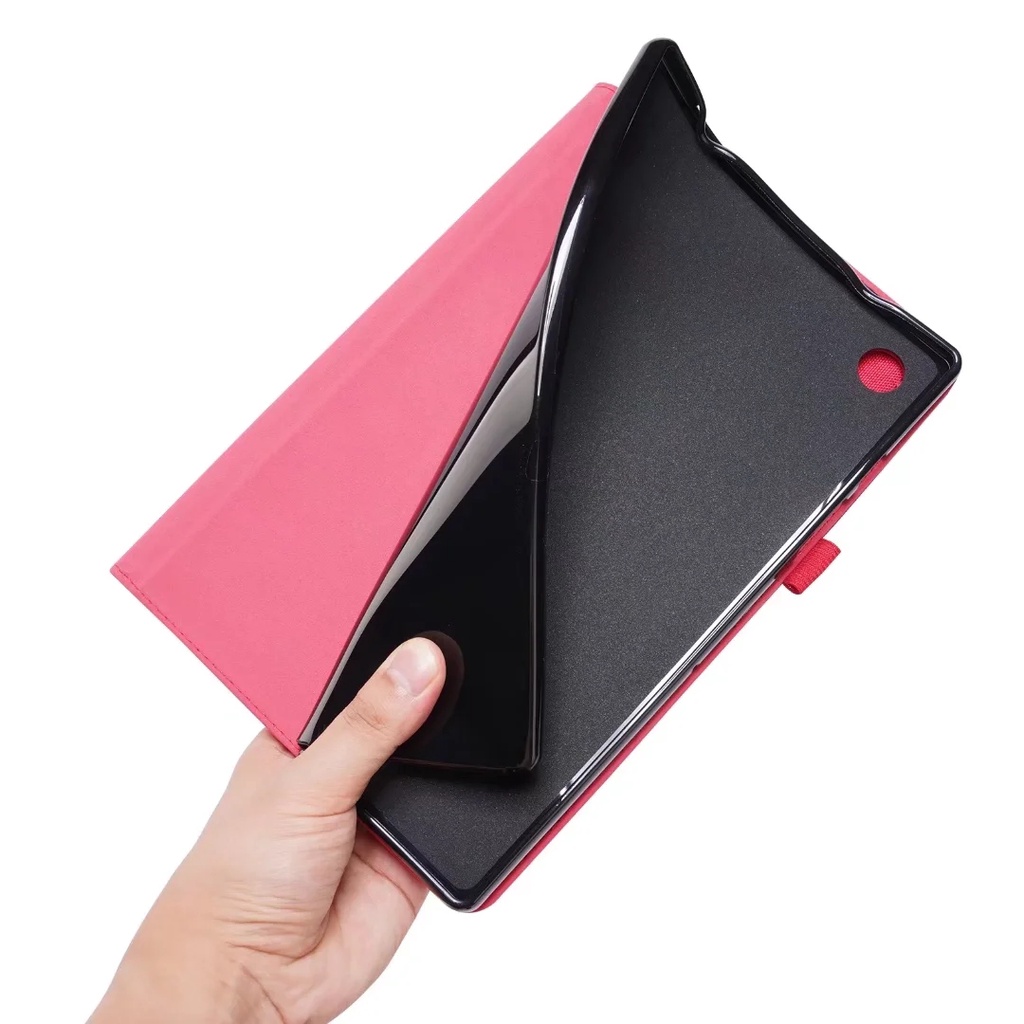 Casing Untuk Oppo Pad Air (2022) 10.36 &quot;OPD2102 X21N2 Fashion Tablet Stand Case Kain Tenun Tekstur Flip Book Card Dompet Holder Leather Cover