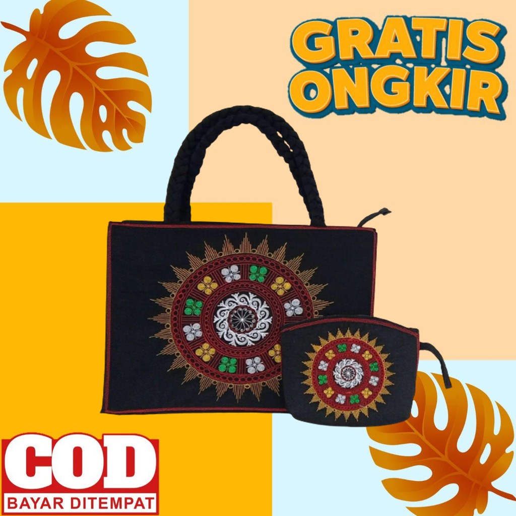 Tas Bangkok import |Tas Full Bordir