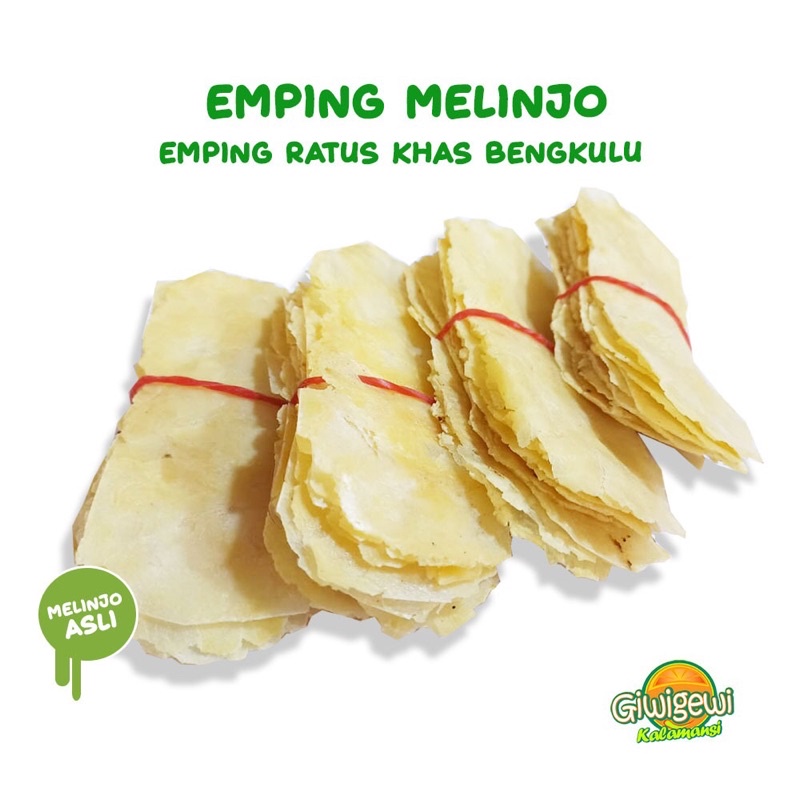 

EMPING MELINJO ASLI / EMPING RATUS / EMPING TIPIS /KHAS BENGKULU