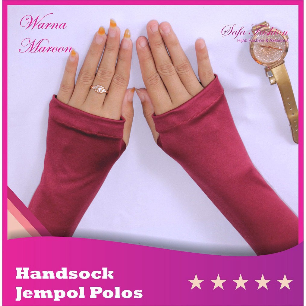 Manset Tangan Muslimah / Manset Tangan Jempol Wanita