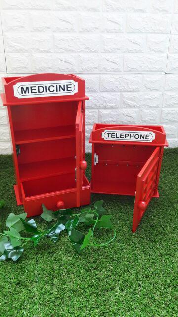 Kotak Obat + Keybox Ala Telephone London
