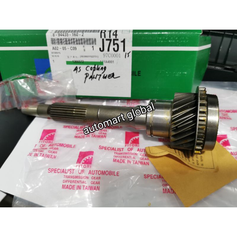 main drive gear as kopling gigi 4 panther 2.3 2.5