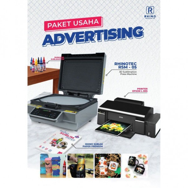 Rhinotec Paket Usaha Sablon Digital Advertising Merchandise RSM - 05