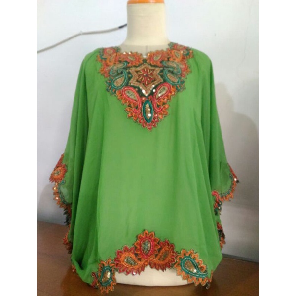 Kaftan tunik corneli lukis