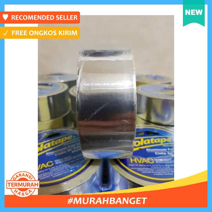 

Lakban Aluminium 45 Mm / Lakban Aluminium 18 Meter - Pengikat & Perekat - Selotip & Double Tape