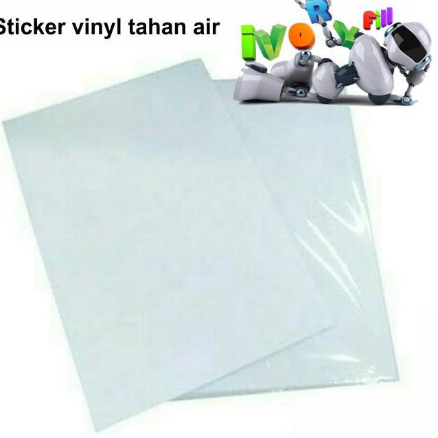 

Quality Control✅kertas sticker stiker glossy tahan air vinyl bisa cetak di semua printer tinta dan printer|KD1