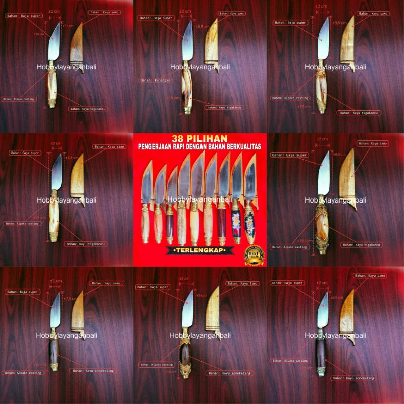 tiuk mejejaitan / mejaitan / pisau metuesan bali / pisau potong janur / canang / sampian / banten