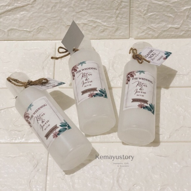 Souvenir pernikahan hand sanitizer 100 ml