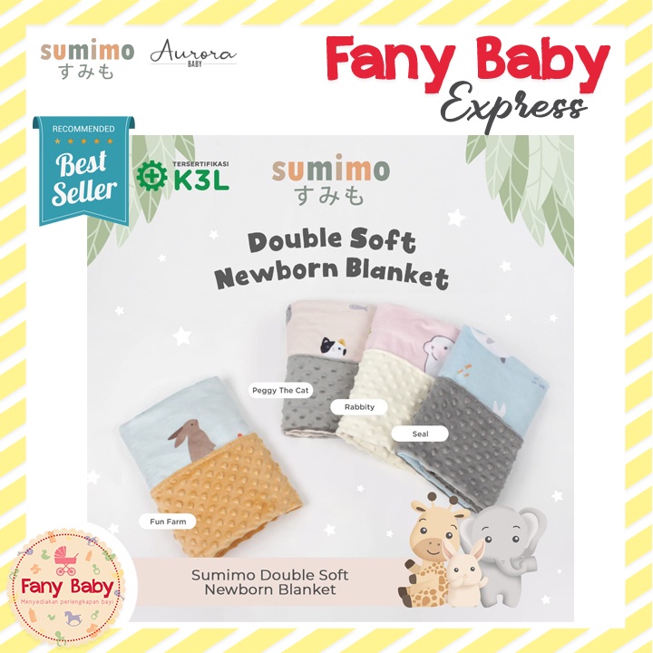 SUMIMO DOUBLE SOFT NEWBORN BLANKET (SELIMUT)