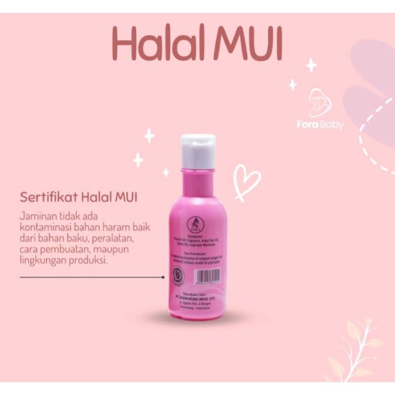 FORA Minyak Kemiri 65ML Penebal Alis Penebal Rambut Candlenut Oil Aman Utk Bayi dan Dewasa