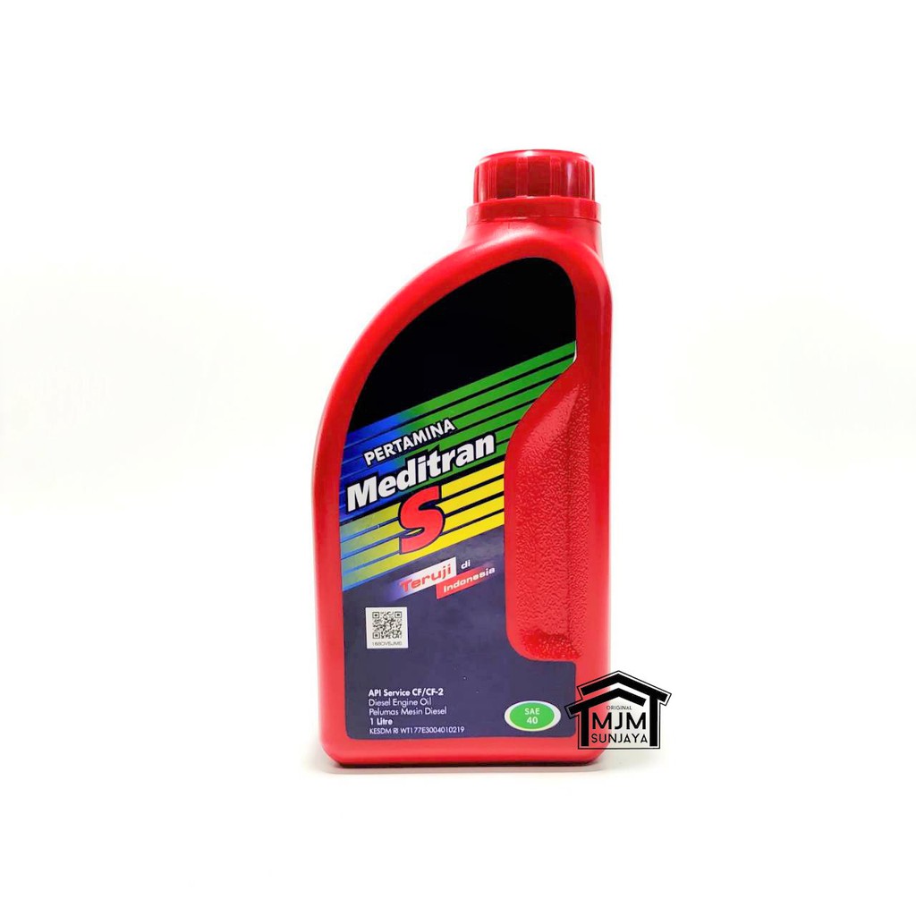 Oli Meditran Oil Diesel S SAE 40 Diesel 1 Liter Botol Original Pertamina