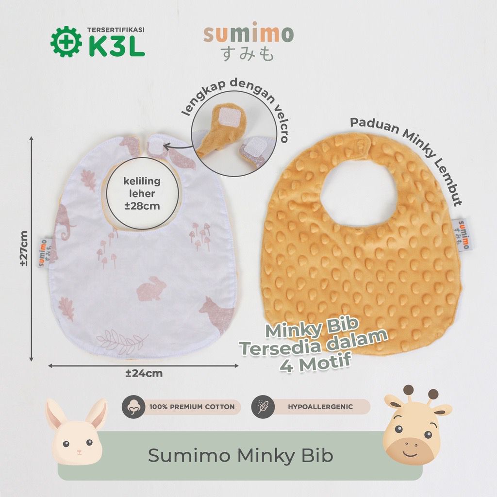 Sumimo Minky Bibs / Slaber