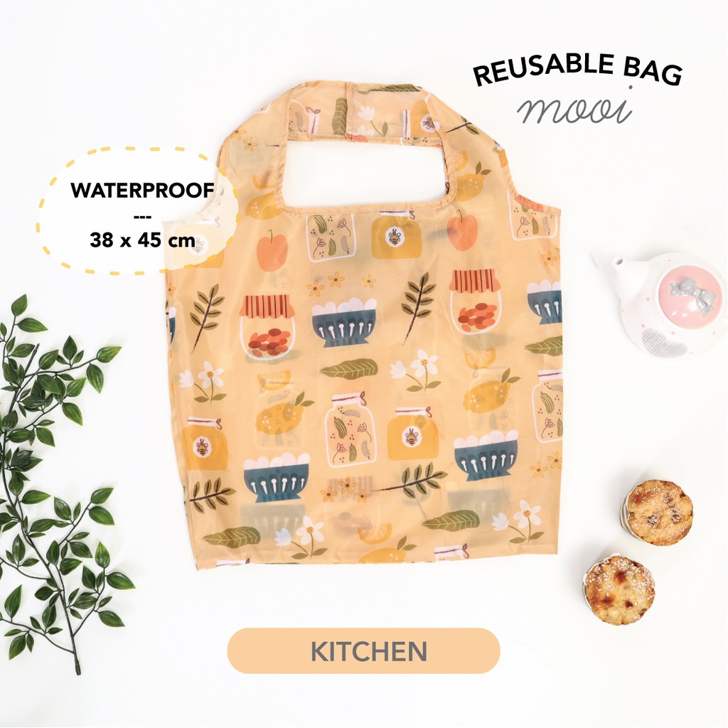 Mooi Reusable Bag Shopping Bag Printing-KITCHEN